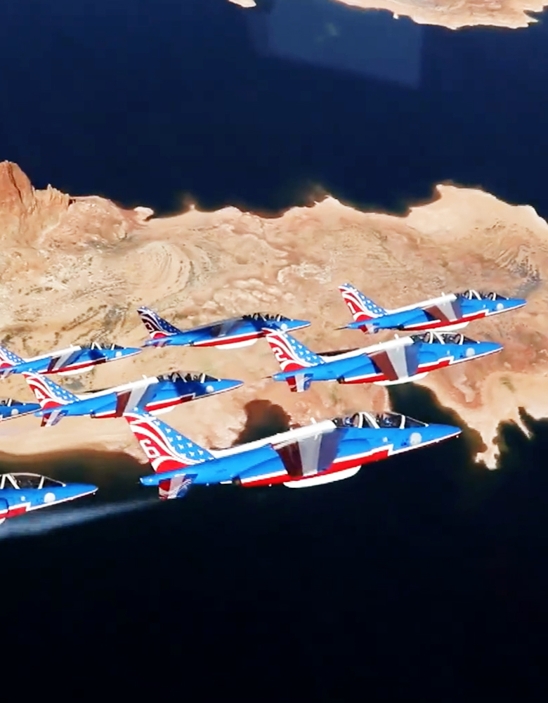 THE FRENCH AEROBATIC PATROL: THE US TOUR